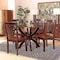 Baxton Studio Wanda Modern Two-Tone Dark Brown and Walnut Brown Finished Wood 5-PC Dining Set 178-11384-10902-Zoro - alternate 9